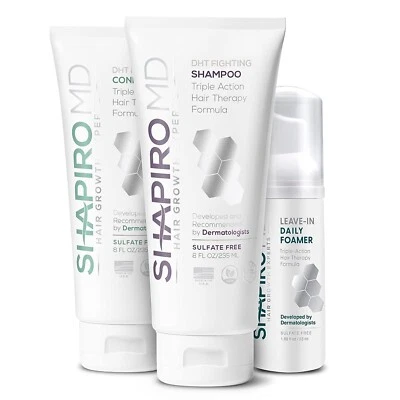 Shapiro MD Patented Hair Loss Kit for Thicker, Fuller, Healthier Hair - Image 1 of 4