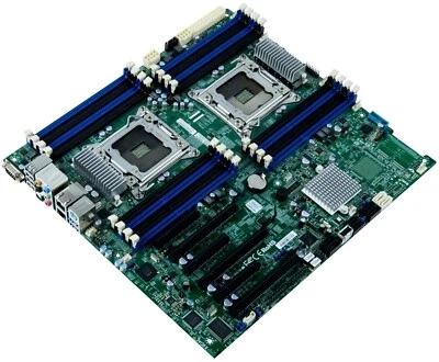 Server Mainboard Supermicro X9DAE Intel C602 Chipset Dual Socket LGA2011 16xDDR3 - Image 1 of 3