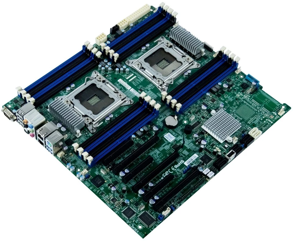 Server Motherboard Supermicro X9DAE Intel C602 Chipset Dual Socket LGA2011 - Image 1 of 3