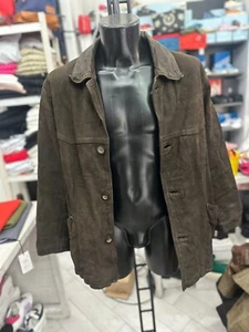 Conbipel Giacca In Vera Pelle Uomo Man Tg50 Marrone LLV1149 - Picture 1 of 11