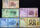 BURUNDI 2015 500-10000 Francs UNC Lot Billets P50 P51 P52 P53 P54
