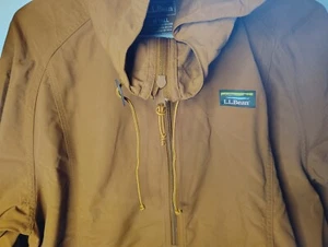 LL BEAN LIGHT full zip hooded light weight Jacket size M tall - Picture 1 of 7