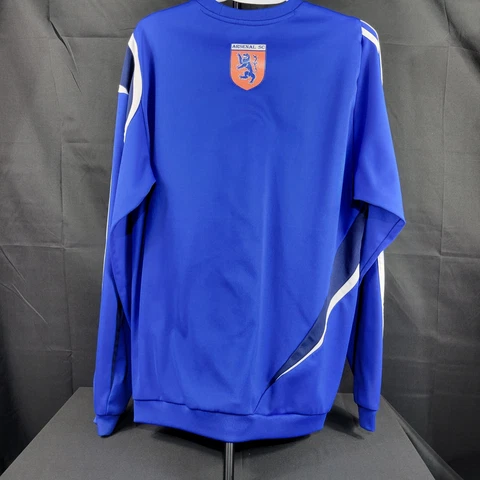 Adidas Arsenal SC Mens Large Clima365 Pullover Blue White MLS Soccer Football Cover