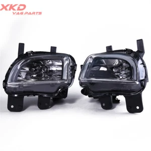 New Front Clean Fog Lights Lamps Pair For VW Golf GTI Jetta GLI MK6 5K0941700C - Picture 1 of 12