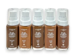 L'Oreal Paris True Match Super-Blendable Foundation (1oz / 30mL) NEW; YOU PICK - Picture 1 of 19