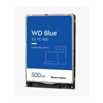Western Digital Blue 500GB Internal HDD (5400 RPM, 2.5", SATA III, 128MB Cache) - Image 1 of 2