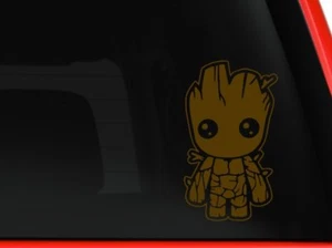 Baby Groot Guardians of the Galaxy Car Truck Laptop decal sticker 5.5" Brown - Picture 1 of 1