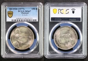 BE2520 1977 Thailand F.A.O.150B PCGS MS 67 - Picture 1 of 5