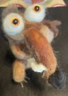 needle felted wool Saber toothed  Squirrel  7 1/2 L X 5 1/2 High