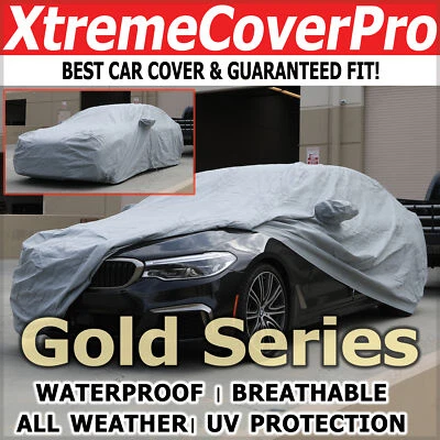 BMW 528I 535I 535D 550I 2015 sedán cubierta impermeable para automóvil con bolsillos de espejo - gris Foto 1 de 4