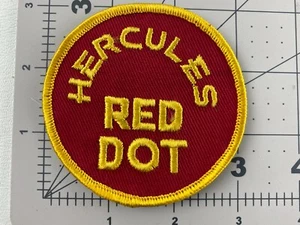 Vintage Hercules Red Dot Smokeless Shotgun Powder - Gun Rifle Shooting Patch - Picture 1 of 2