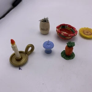 Puppenhaus Nägel Korb Kerze & mehr DHN1d - Bild 1 von 4