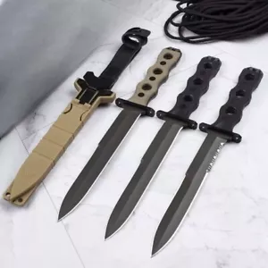11.5'' New Double Edge CPM-3V Blade Nylon Glass Fiber Handle Hunting Knife VTH80 - Picture 1 of 11