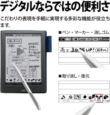 SHARP Electronic Notebook/Memo Electronic paper Display (WG-PN1) - Image 1 of 4
