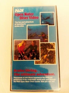PADI Open Water Diver Video The Fun and Adventure of Learning to Scuba Dive VHS - Picture 1 of 2
