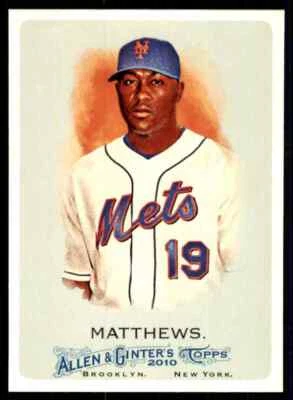 2010 Topps Allen & Ginter Gary Matthews #322 New York Mets SP - Image 1 of 2