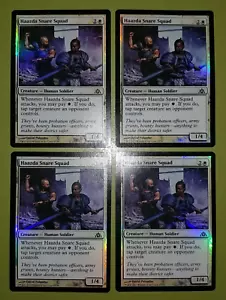 FOIL Haazda Snare Squad x4 Dragon's Maze 4x MTG Magic the Gathering - Picture 1 of 1