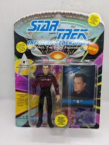" Q " Star Trek The Next Generation Playmates NOS Vintage 1993 w/ Skybox Card - Picture 1 of 5