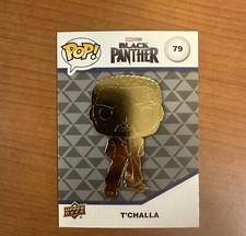 2023 Upper Deck Funko Marvel GOLD FOIL Parallel T’Challa #79 Black Panther Card