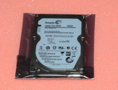500GB Seagate Laptop Thin 7mm 2.5 SSHD Solid State Hybrid Hard Drive ST500LM000 - Image 1 of 4
