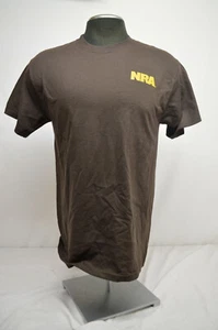 NWT NRA National Rifle Association Brown S/S Group Therapy T Shirt Size Medium - Picture 1 of 6