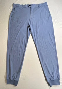 Greyson Montauk Joggers Men's Golf Pants Light Blue Stretch Size 38 - Picture 1 of 6