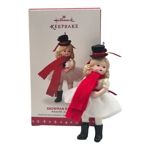 2016 Hallmark Andenken Madame Alexander Puppe Schneemann Ballerina Ornament - Bild 1 von 8