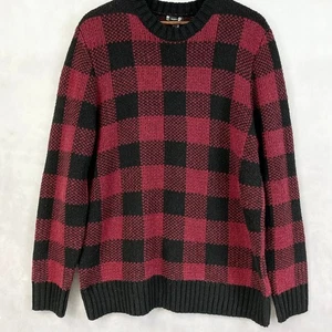 Smartwool Mens Sweater XL Buffalo Plaid Outdoor Lumberjack Cabin Winter Lodge - Picture 1 of 12