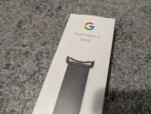 Montre Google Pixel authentique OEM bracelet maille acier inoxydable 41 mm noir mat - Photo 1 sur 6