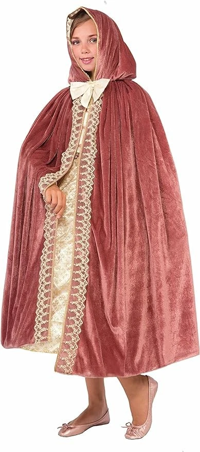 Girl's Mauve Royal Princess Cape - Image 1 of 1