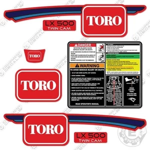 Toro LX500 Decal Kit Mower - 7 YEAR OUTDOOR 3M VINYL! - Picture 1 of 1