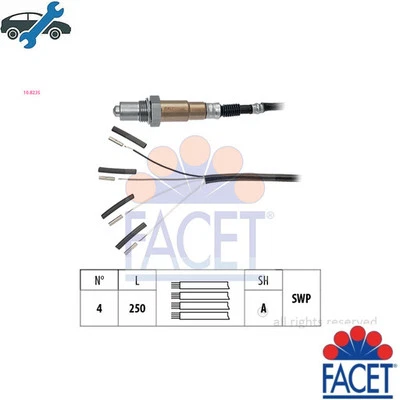 LAMBDA SENSOR 10.8235 FOR BMW 7/F01/F02/F03/F04 X3/F25 PORSCHE 911/Targa  FORD   - Image 1 of 4