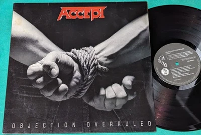 Accept - Objection Overruled BRAZIL 1993 LP 1st Press RCA 150.7054 Foto 1 de 2