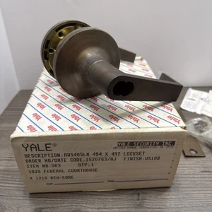 Yale Klasse 1 Schwerlast Lagerraum AU5405LN 494 X497 Satin Bronze Hebel - Bild 1 von 7