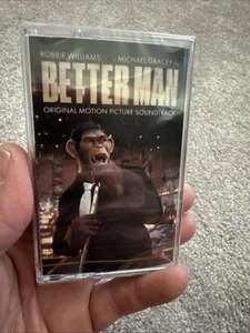 Better Man Robbie Williams. Michael Gracey I ( Soundtrack Silver Cassette 2025 ) - Picture 1 of 2