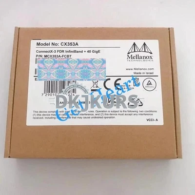 NEW Mellanox MCX353A-FCBT ConnectX-3 40Gigabit Ethernet PCI Express Network Card - Image 1 of 3