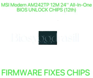MSI Modern AM242TP 12M 24'' All-In-One, ADMIN NO PASSWORD FIRMWARE BIOS CHIP - Bild 1 von 1