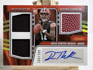 2023 Absolute DORIAN THOMPSON-ROBINSON Rookie Premier PATCH AUTO /399 - Picture 1 of 4