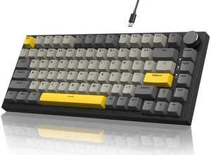 AJAZZ AK820 75% Wired Gasket Mechanical Gaming Keyboard Knob Hot Swap - Picture 1 of 42