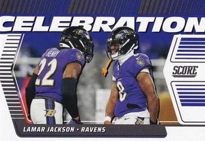 2025 Score - Celebration Lamar Jackson #C-JLA - Ravens - Picture 1 of 2