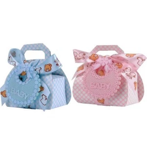 12pcs/Lot Bear Shape DIY Paper Wedding Gift Christening Baby Shower Party Boxes - Picture 1 of 3