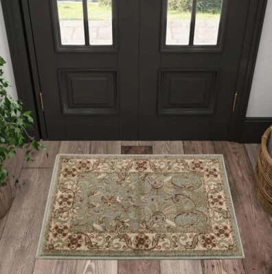 Alfombra de interior superior, alfombras con respaldo de yute 2x3 NUEVA Foto 1 de 3