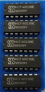 SGS IC CD 4022 HCF 4023 BE 6 Stück - Bild 1 von 1