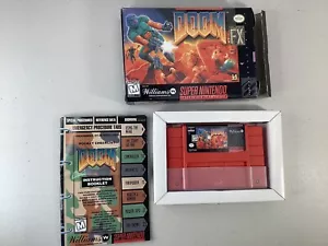 Doom (Super Nintendo SNES, 1995) Rare Authentic CIB Tested Works VERY GOOD - Picture 1 of 8