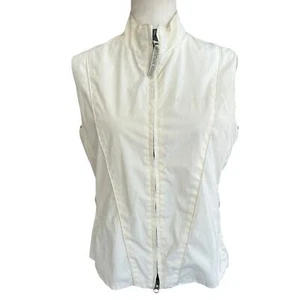 Mountain Horse Full Zip Riding Vest Women Medium Cream Equestrian Horses Outdoor - Picture 1 of 12