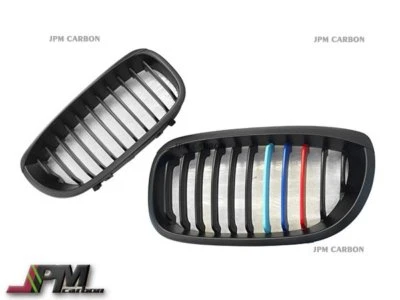Rejilla delantera M tricolor negra mate para BMW 03-05 E46 LCI serie 3 solo 2 puertas Foto 1 de 3