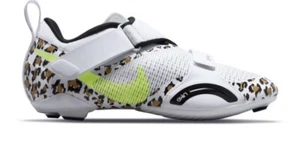 Nike Women's SuperRep Cycle White Leopard Indoor Cycling Shoes CJ0775-177 Size 6 - Picture 1 of 5