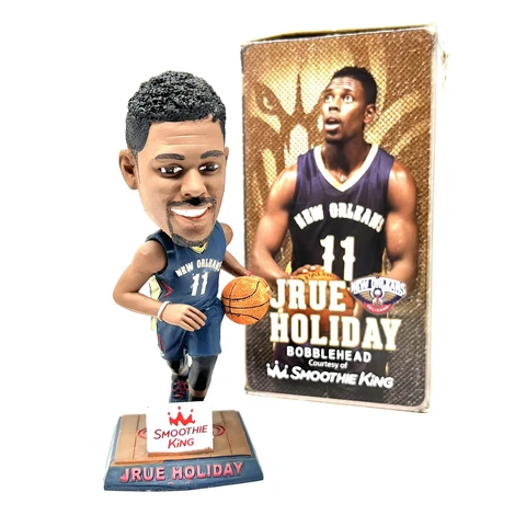 Jrue Holiday #11 New Orleans Pelicans Bobblehead Bucks 76ers Smoothie King NBA Cover
