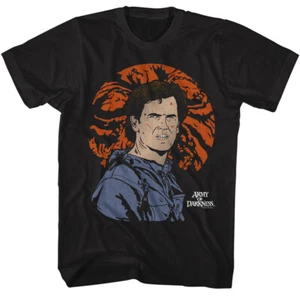 Army Of Darkness Movie Ash Williams Bad Moon Men's T Shirt   - Picture 1 of 3