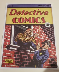 DC COMICS MINI POSTER COMIC BOOK COVER 10.25"X14" DETECTIVE COMICS #11 1938 - Picture 1 of 2